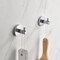 Kibi Circular Bathroom Towel & Robe Hook KBA1401CH - alternate 10